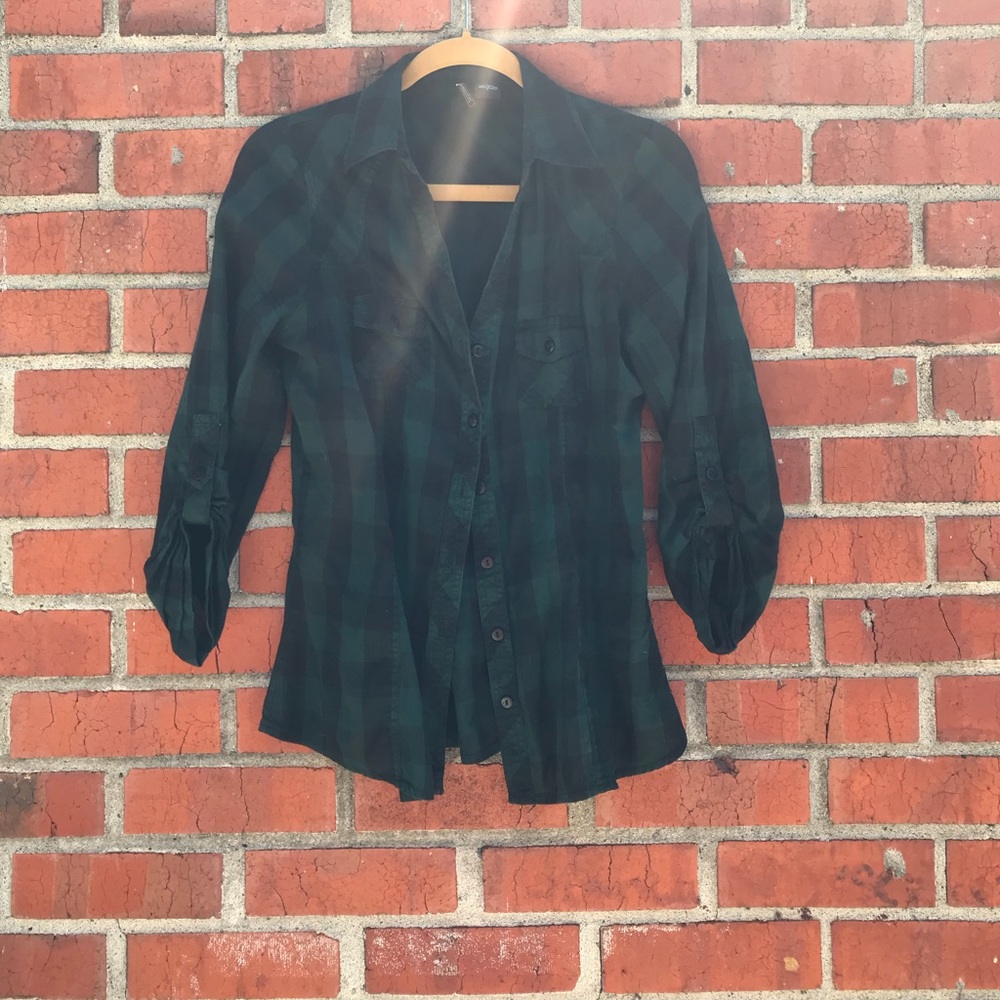 Flannel button up!